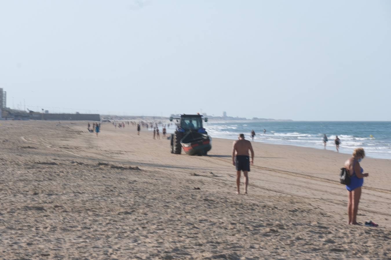 Llegan cuatro pateras a la costa de Cádiz