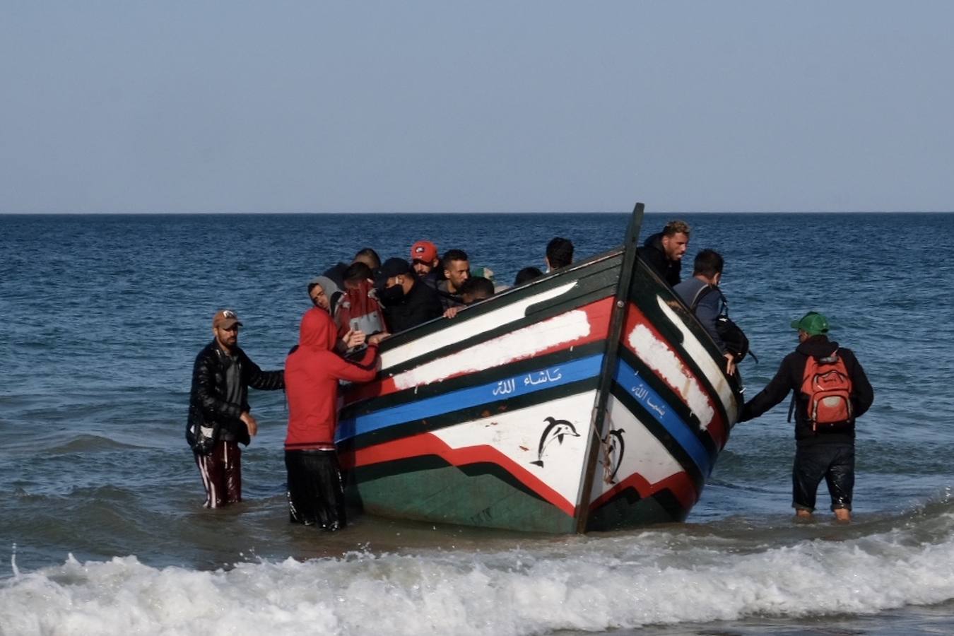 Llegan cuatro pateras a la costa de Cádiz