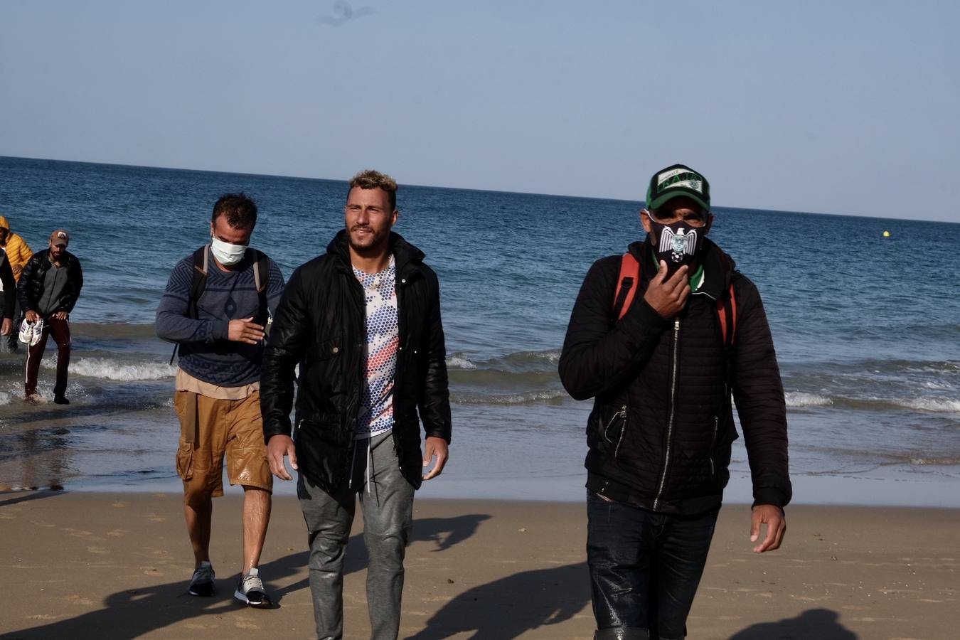 Llegan cuatro pateras a la costa de Cádiz
