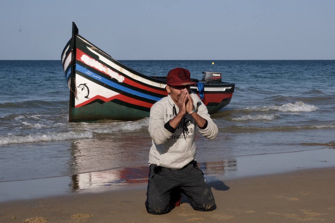 Llegan cuatro pateras a la costa de Cádiz