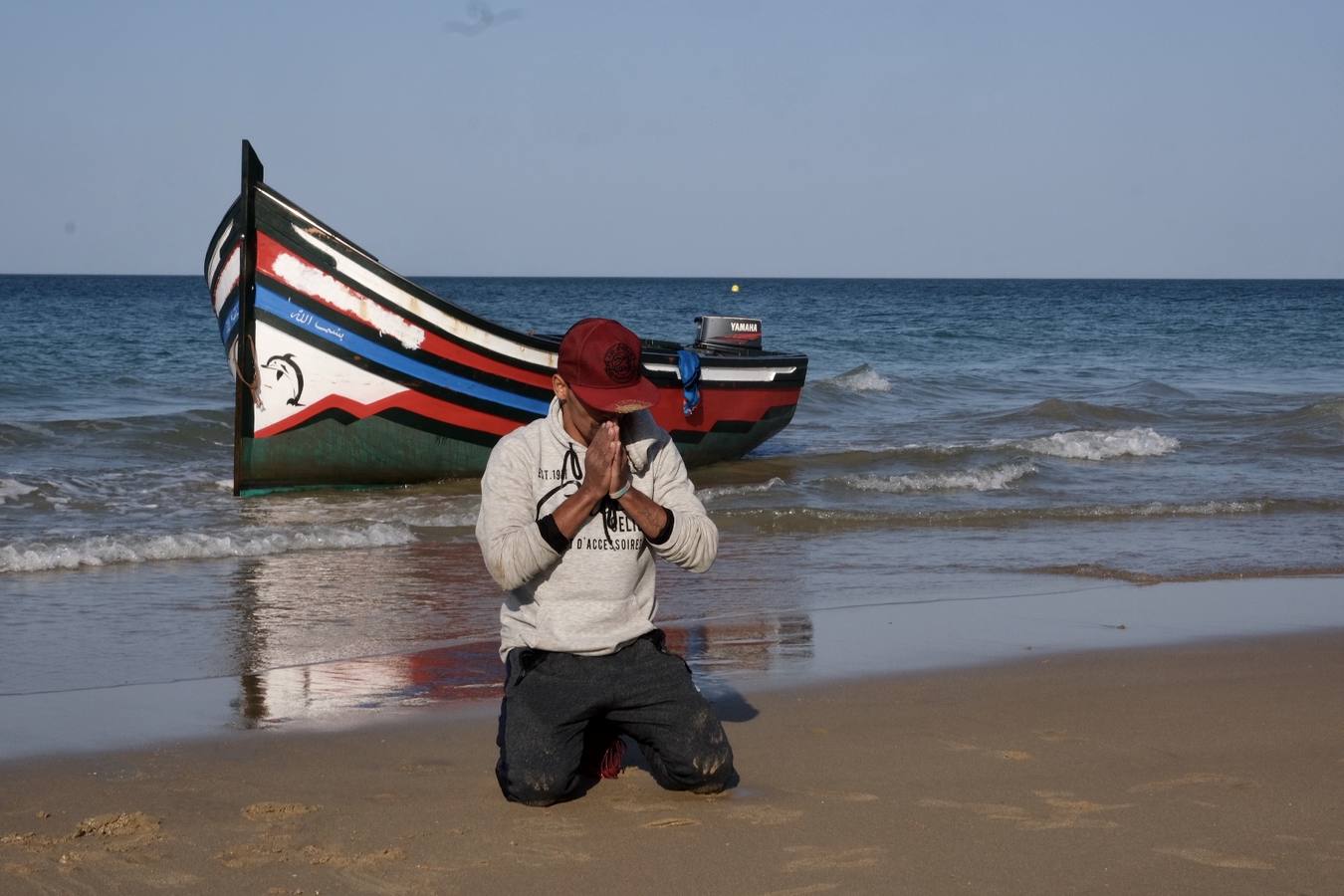 Llegan cuatro pateras a la costa de Cádiz