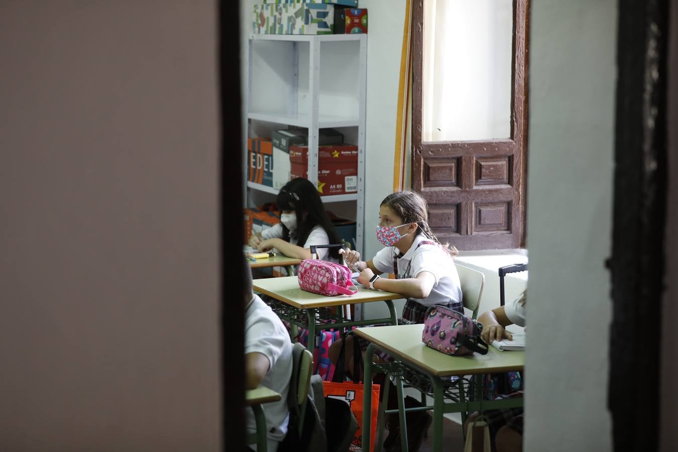 En imágenes, así ha sido la vuelta al colegio en Córdoba (I)