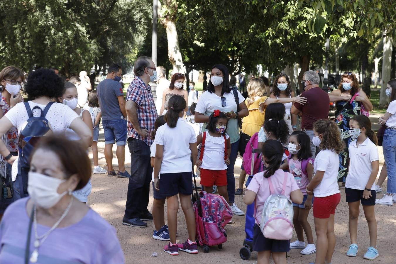 En imágenes, así ha sido la vuelta al colegio en Córdoba (II)