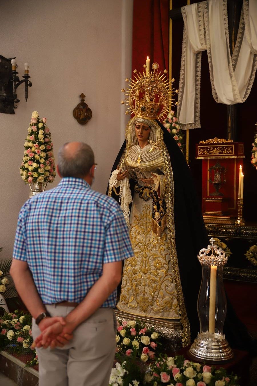 La Soledad de Córdoba en su primer día en Guadalupe, en imágenes