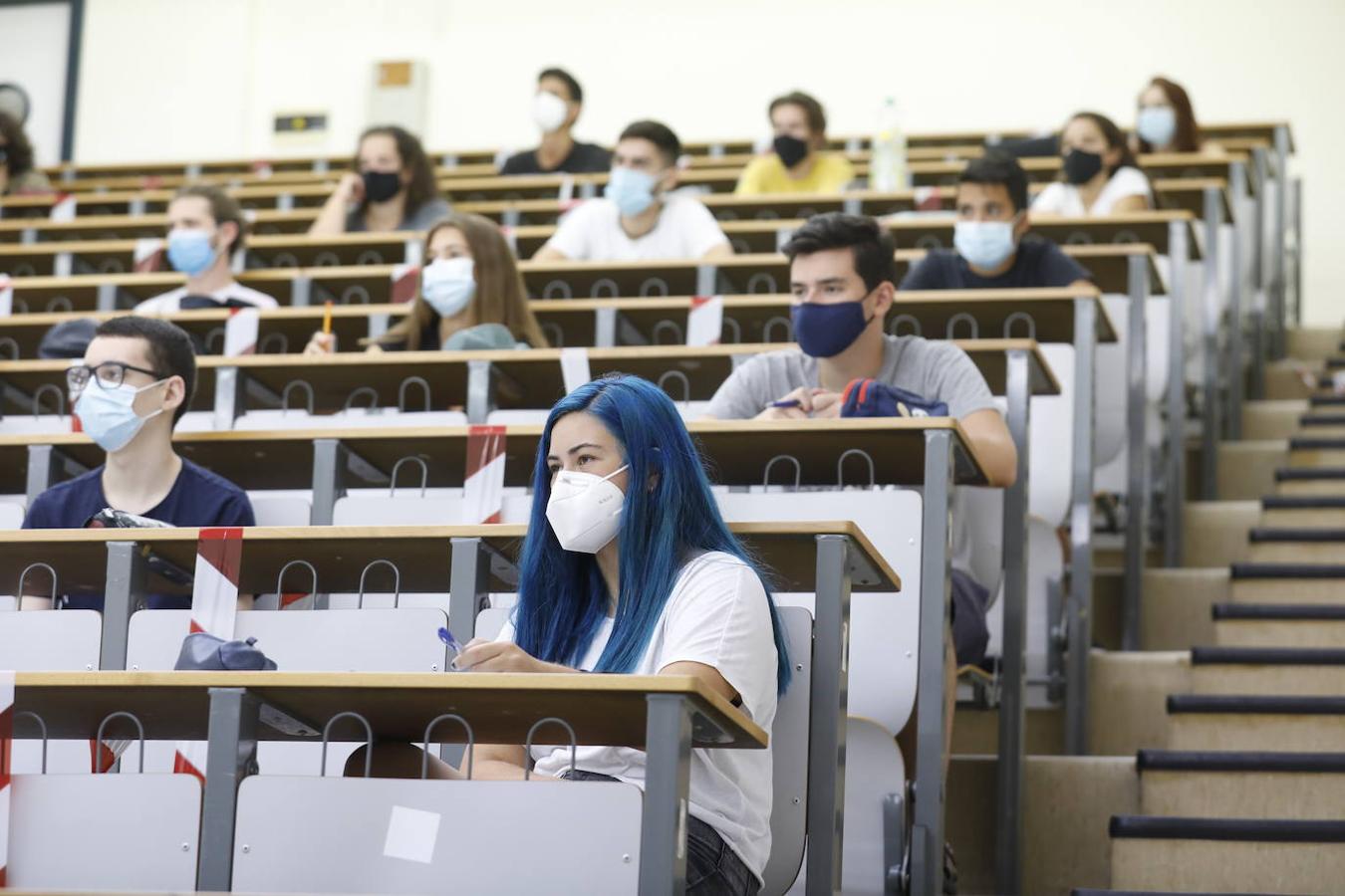 La vuelta a las clases de la Universidad de Córdoba, en imágenes