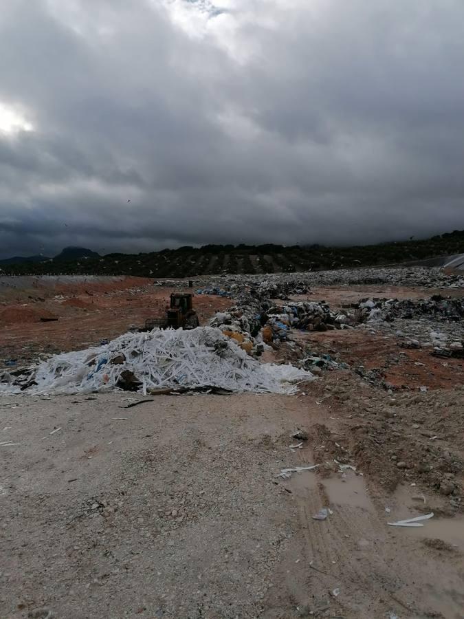 La planta de reciclaje de Estepa inflaba el peso de la basura