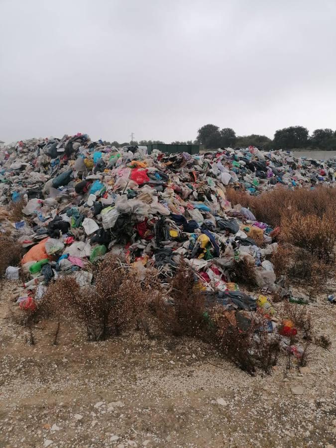 La planta de reciclaje de Estepa inflaba el peso de la basura