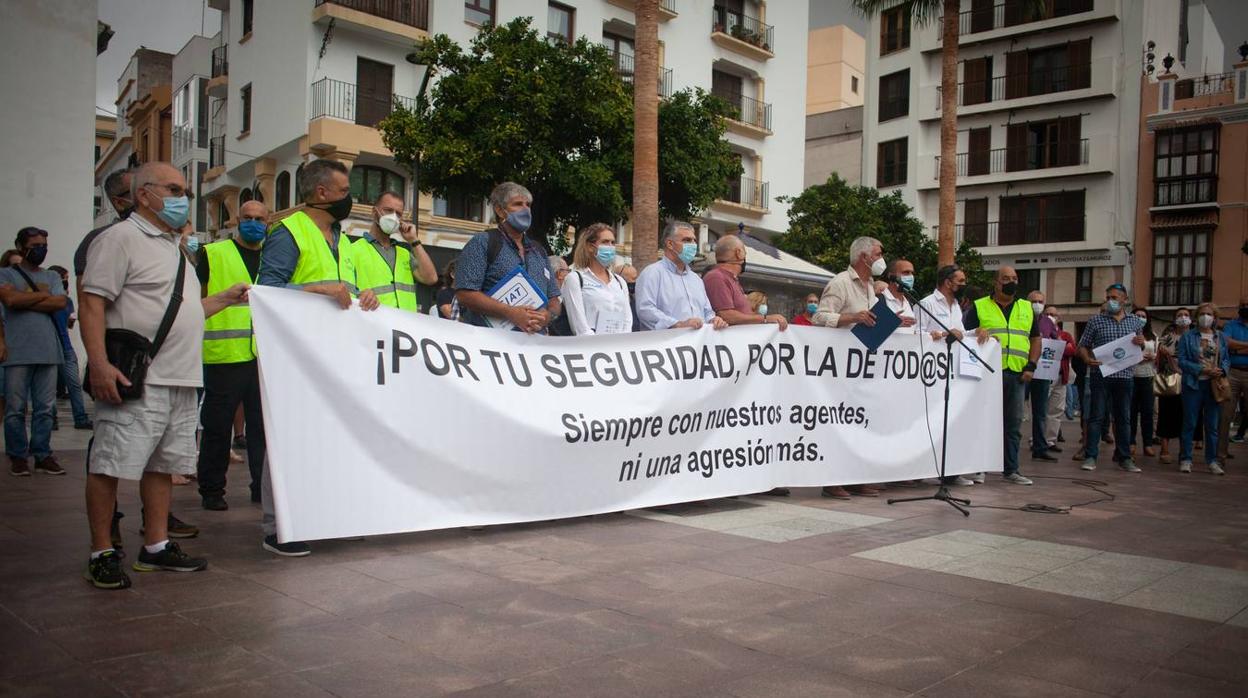 Manifestación contra el narcotráfico en el campo de Gibraltar