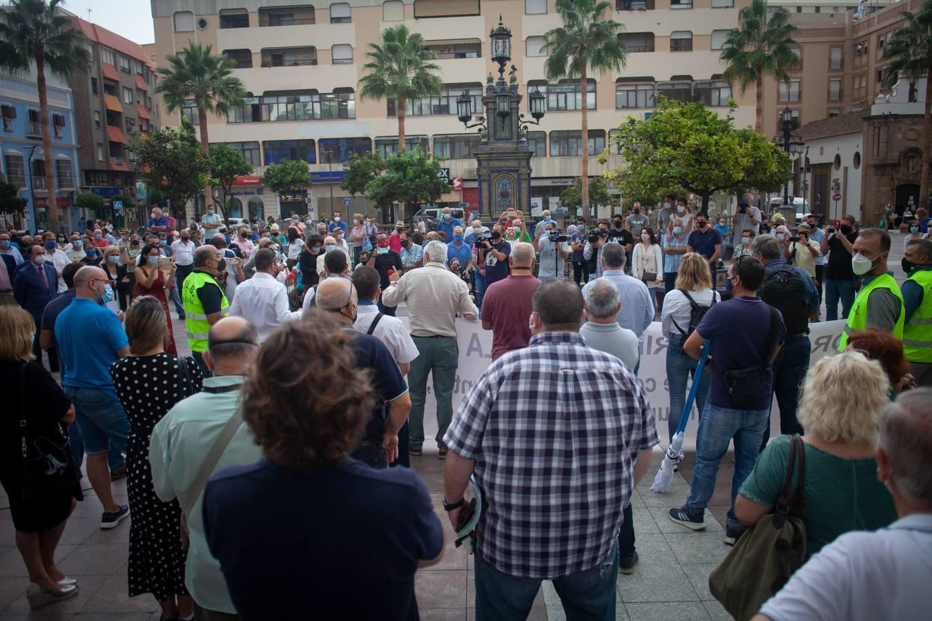 Manifestación contra el narcotráfico en el campo de Gibraltar