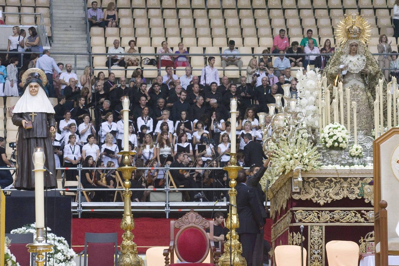 La Macarena en el estadio de la Cartuja