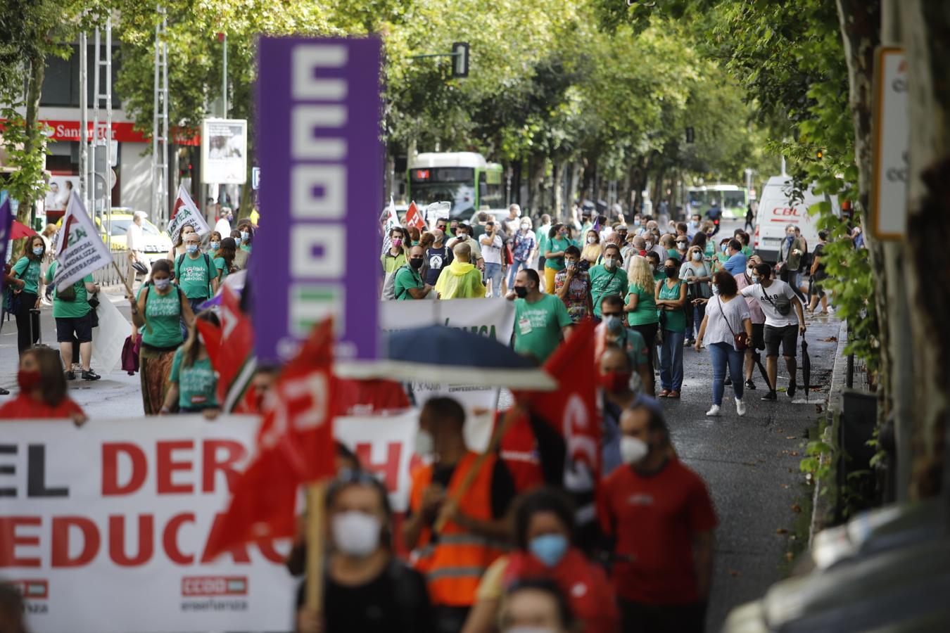 La protesta de Educación en Córdoba, en imágenes