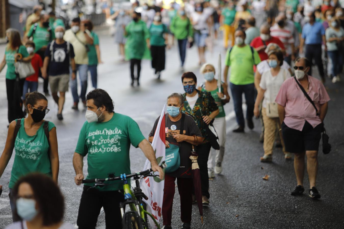 La protesta de Educación en Córdoba, en imágenes