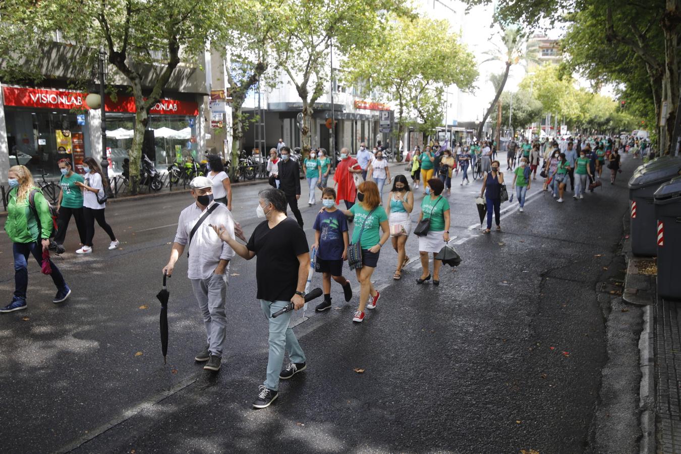 La protesta de Educación en Córdoba, en imágenes