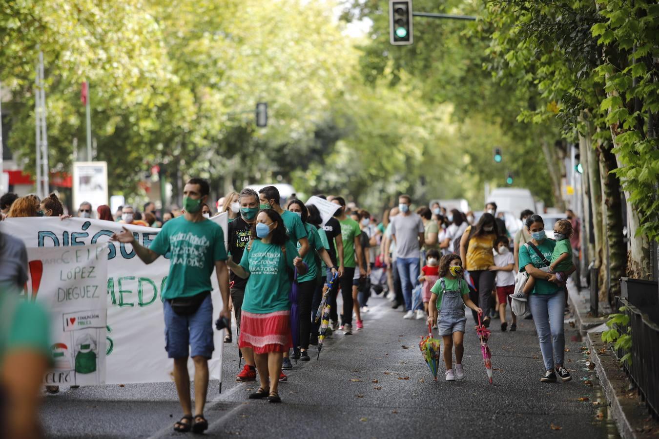 La protesta de Educación en Córdoba, en imágenes