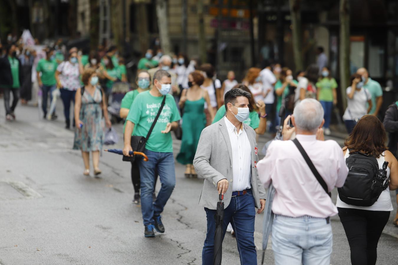 La protesta de Educación en Córdoba, en imágenes