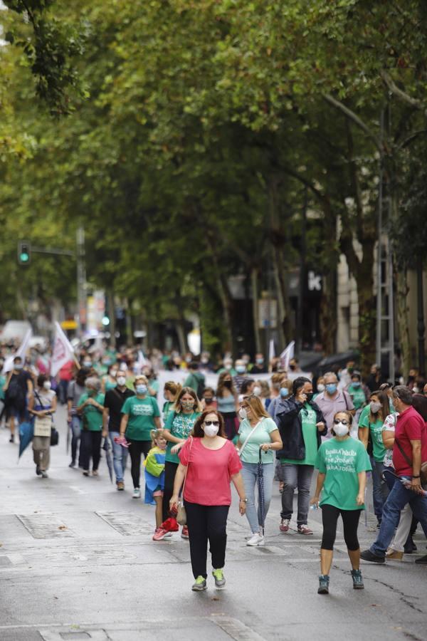 La protesta de Educación en Córdoba, en imágenes