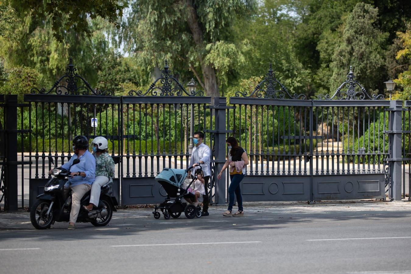 Los parques de Sevilla, cerrados desde el viernes