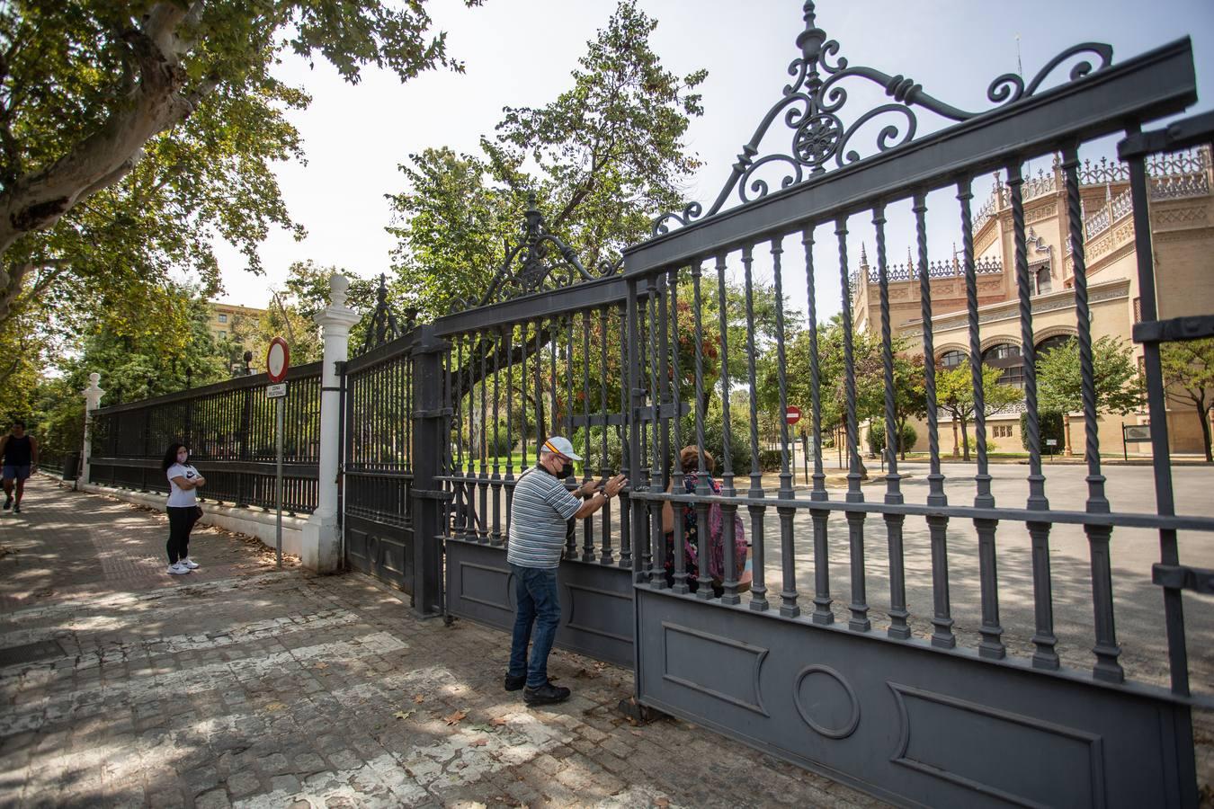 Los parques de Sevilla, cerrados desde el viernes