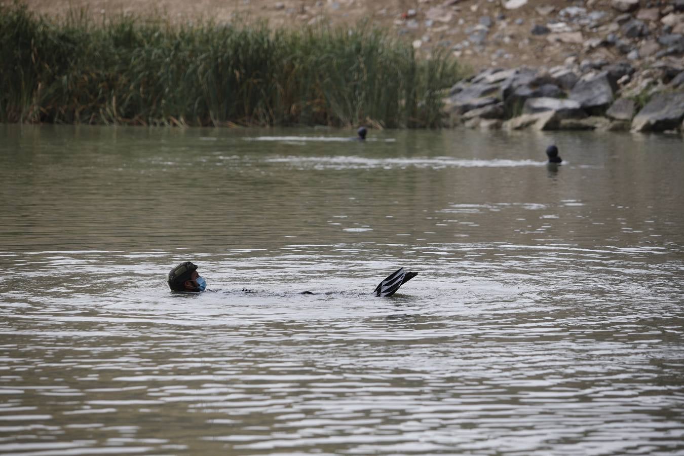 La búsqueda de José Morilla en el Guadalquivir, en imágenes