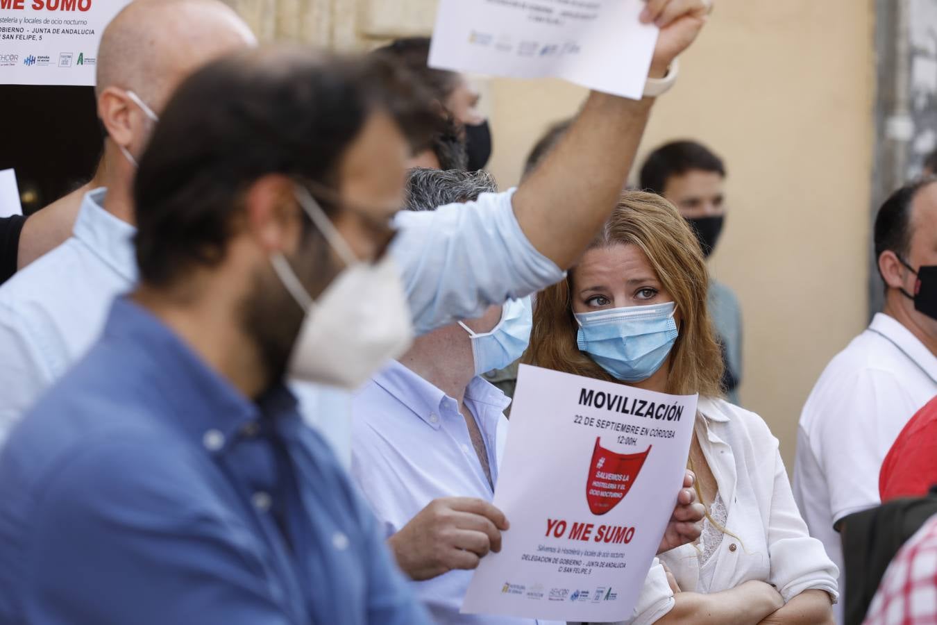 La protesta de los bares y el ocio nocturno en Córdoba, en imágenes