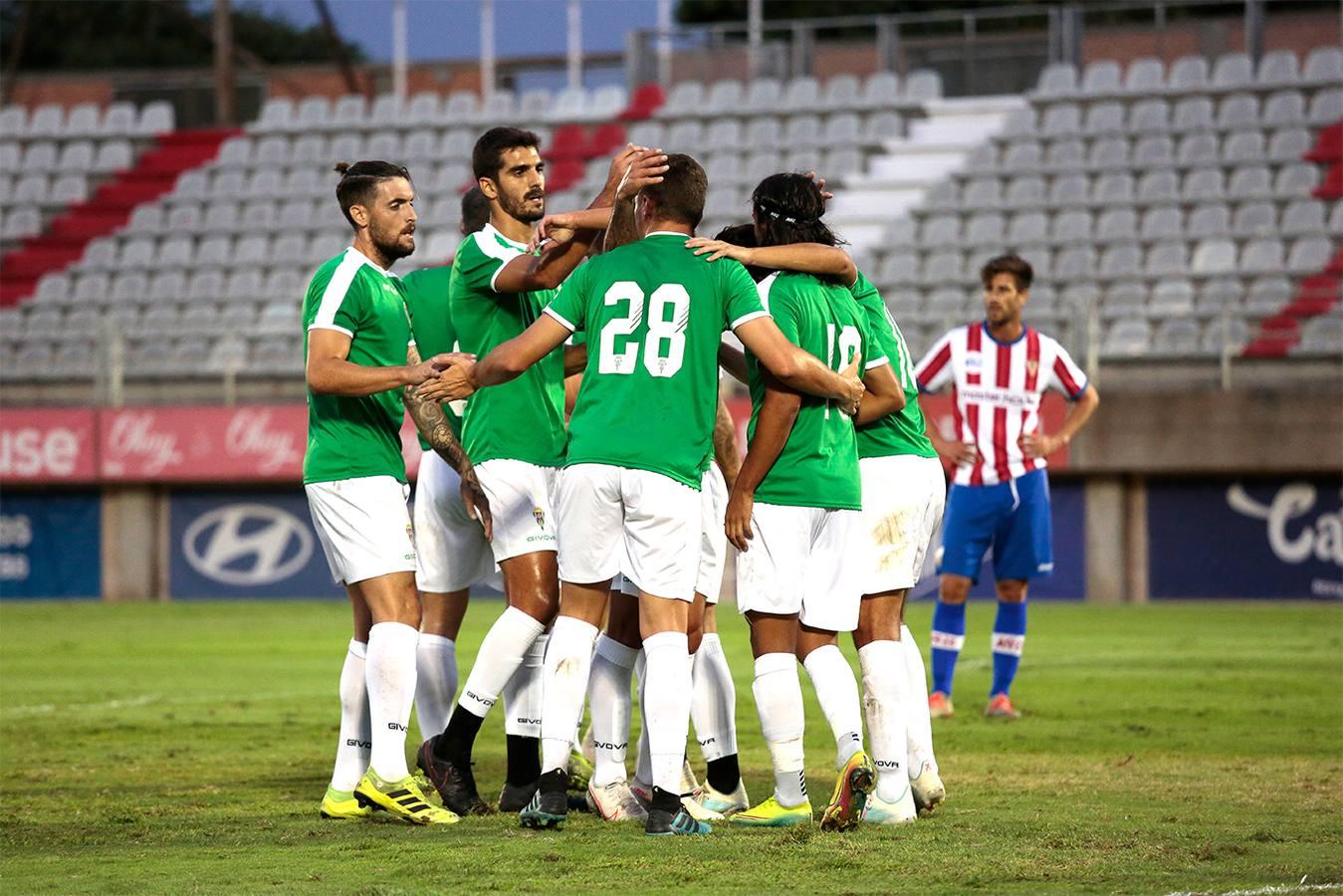 El Algeciras-Córdoba CF y la celebración de los goles, en imágenes