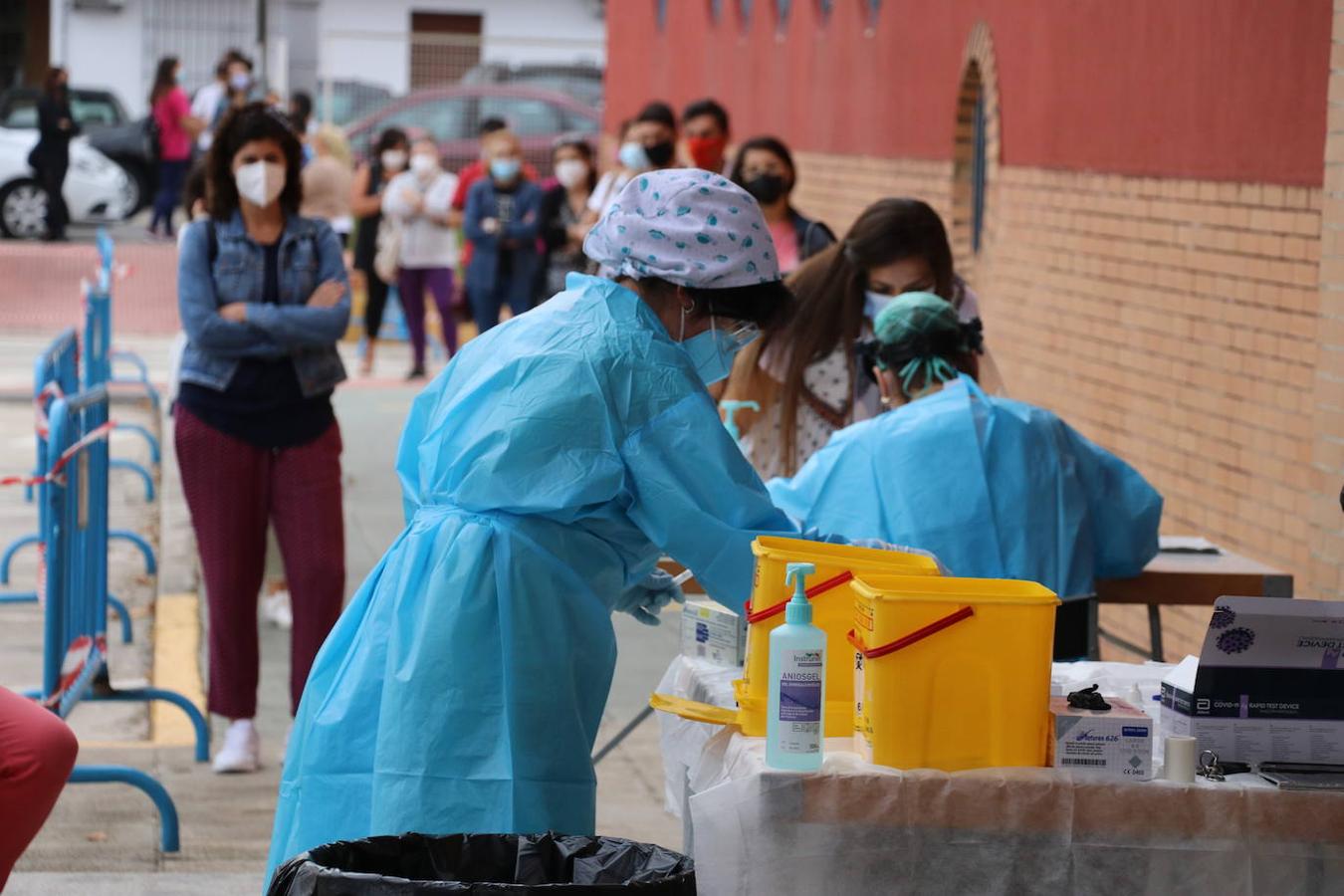 El cribado masivo de Lucena, en imágenes