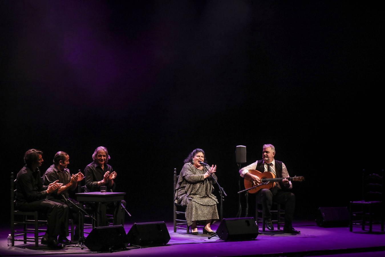 Inés Bacán canta a la «Memoria de una superviviente» en la Bienal de Flamenco