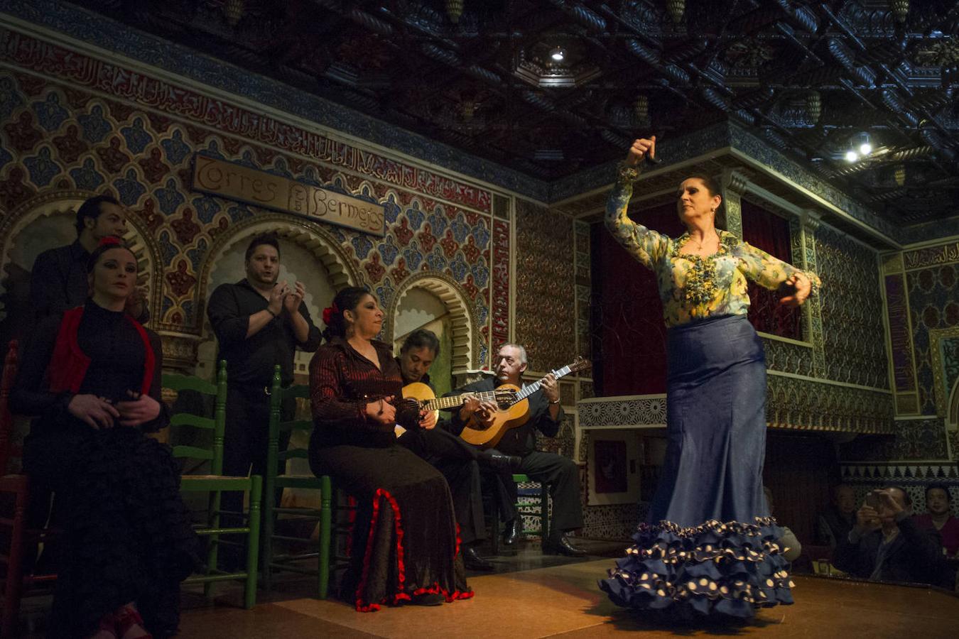 9. Espectáculo en el tablao flamenco Torres Bermejas de Madrid, en 2014