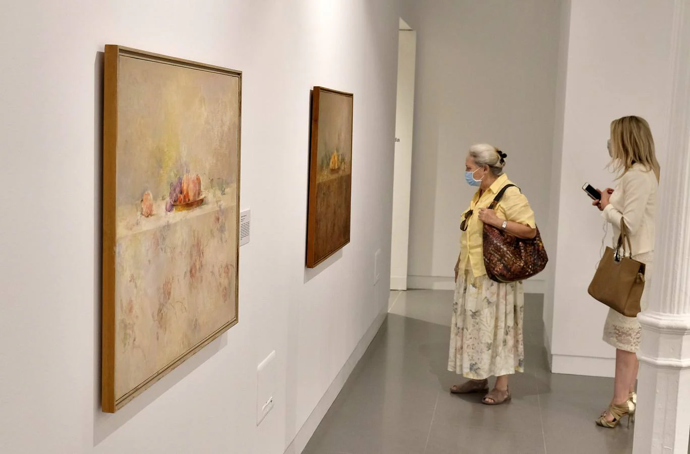 Inauguración de la exposición de Carmen Laffón en la Fundación Cajasol