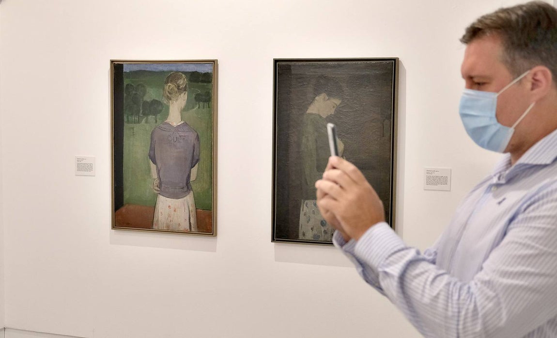 Inauguración de la exposición de Carmen Laffón en la Fundación Cajasol