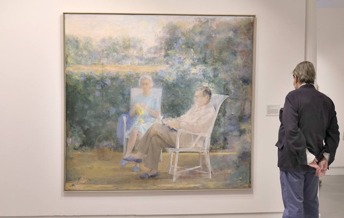 Inauguración de la exposición de Carmen Laffón en la Fundación Cajasol