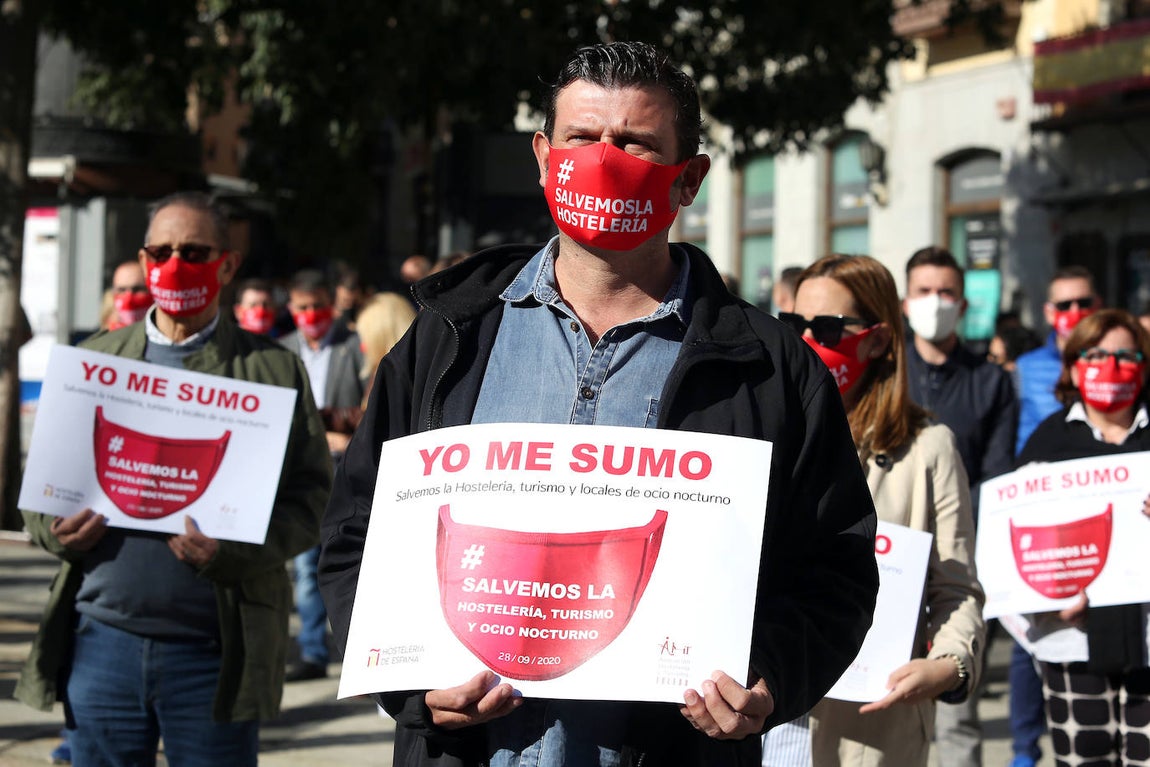 Concentración de los hosteleros