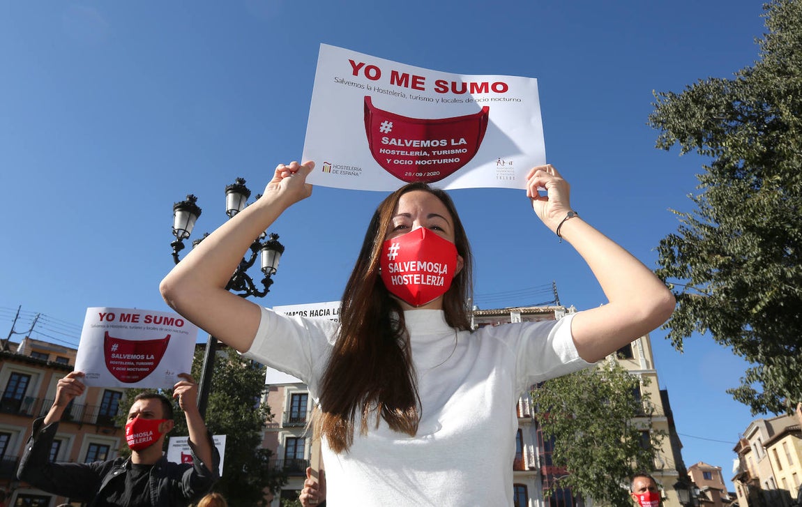 Concentración de los hosteleros