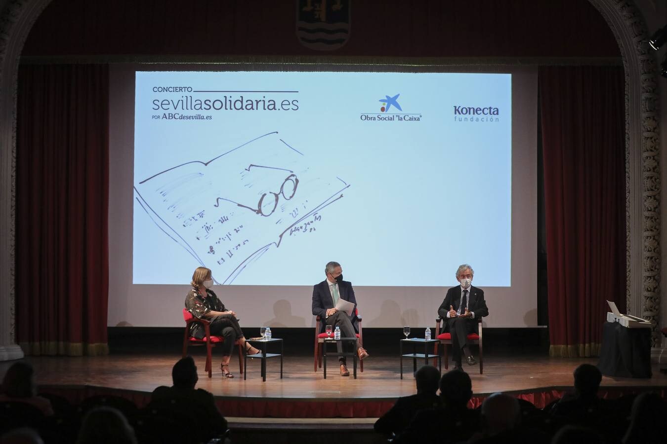 El concierto homenaje de la gala de Sevilla Solidaria, en imágenes