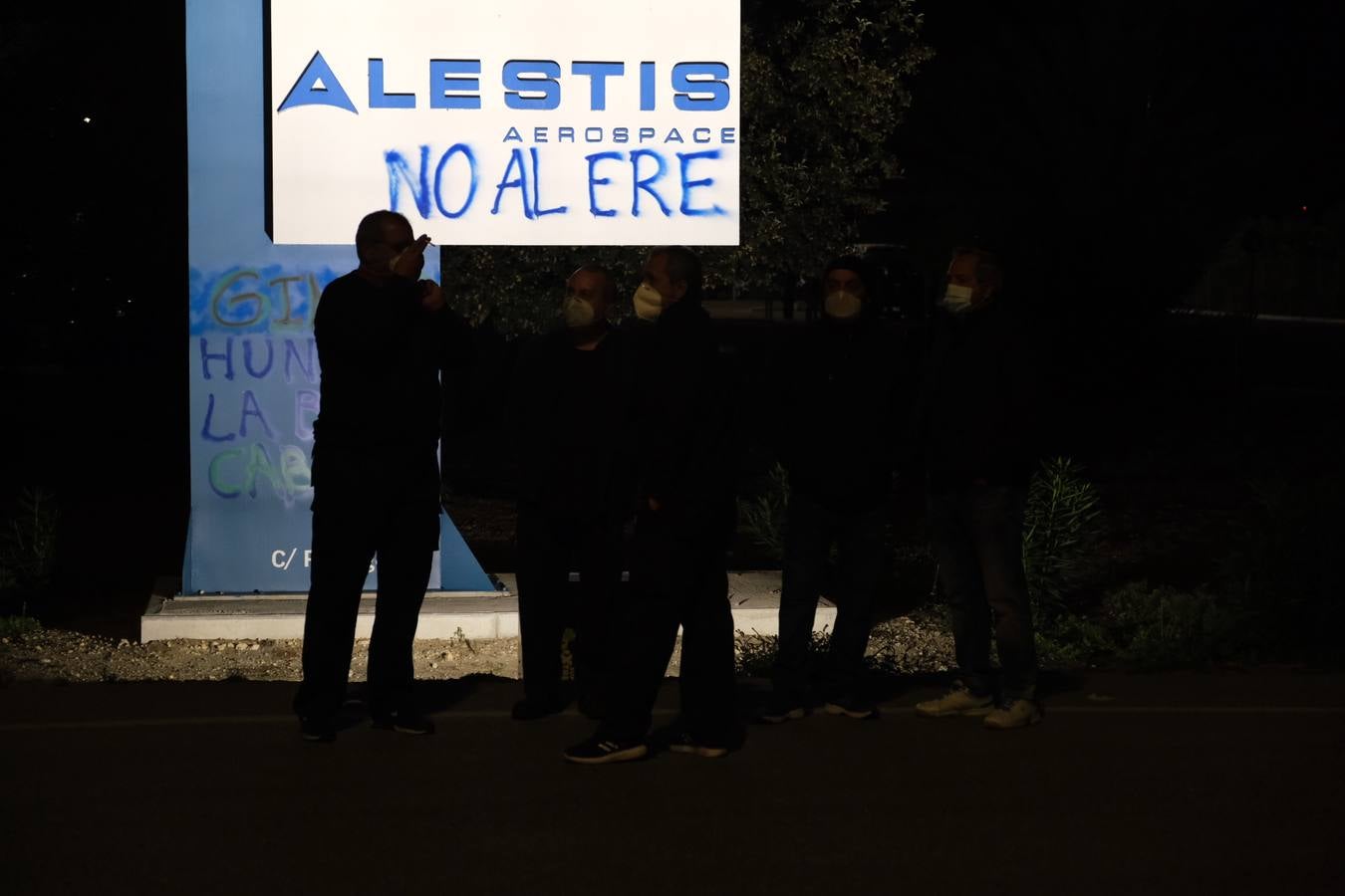 Tercer día de huelga de los trabajadores de Alestis en Cádiz