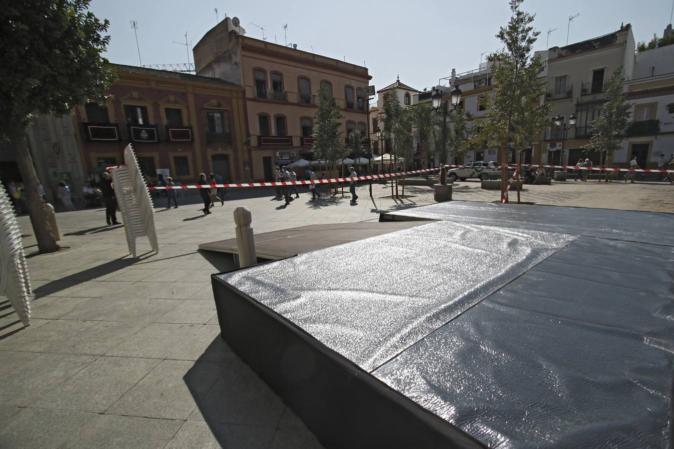 Los preparativos para la misa de aniversario del Gran Poder en Sevilla