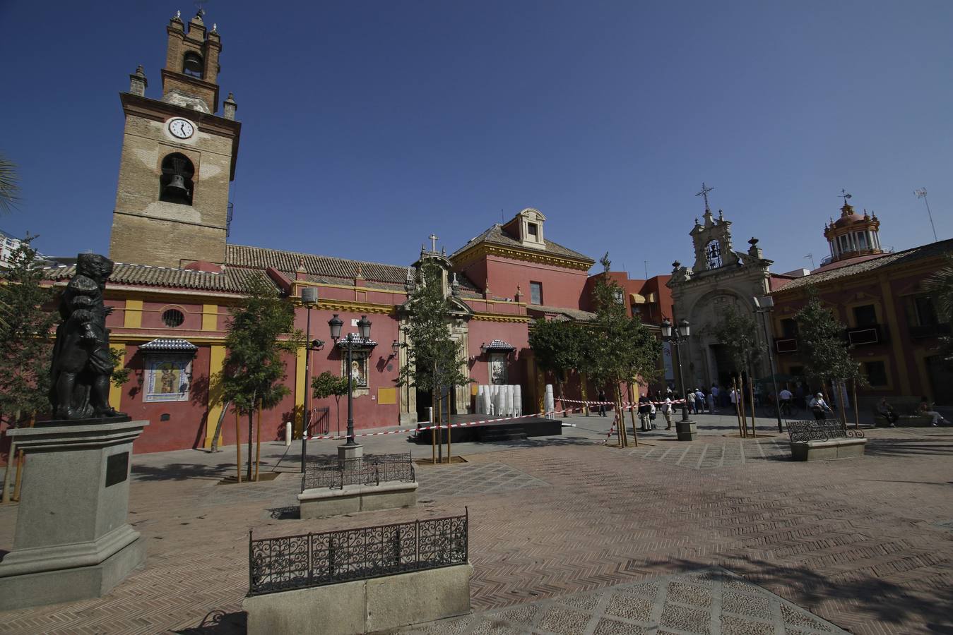 Los preparativos para la misa de aniversario del Gran Poder en Sevilla