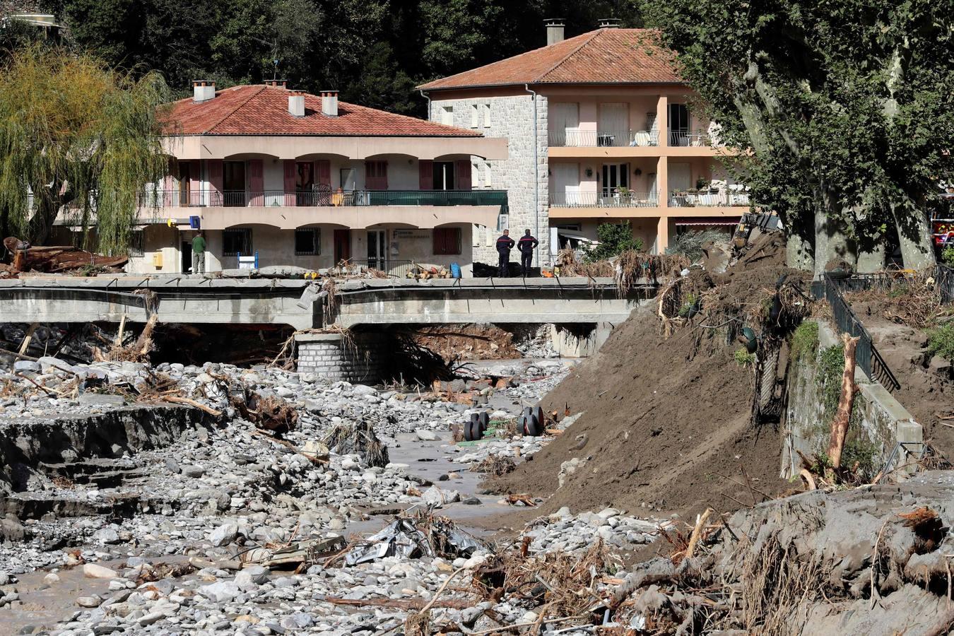 Lo que antes era un río ahora es una escombrera. 