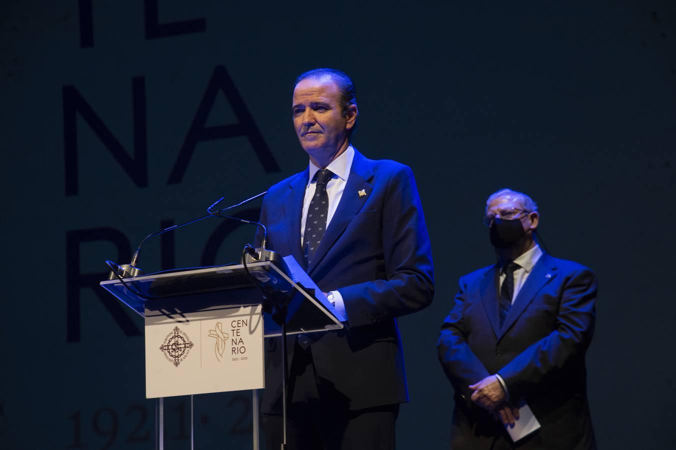 Presentación de los actos del centenario de la Agrupación de Cofradías de Málaga