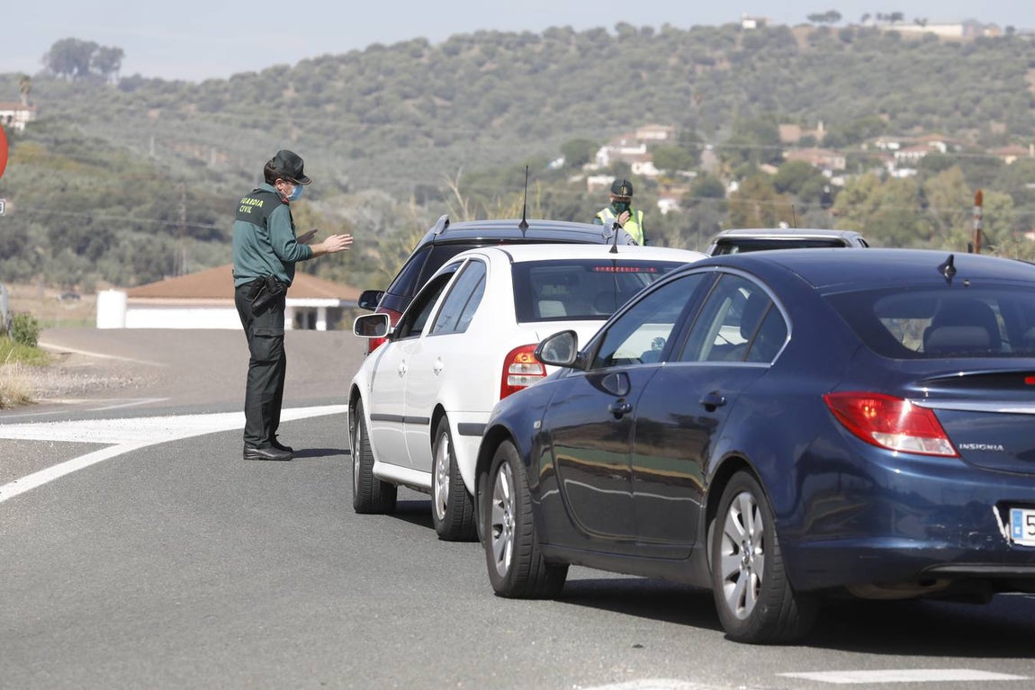 El primer día de confinamiento en Almodóvar del Río (I), en imágenes
