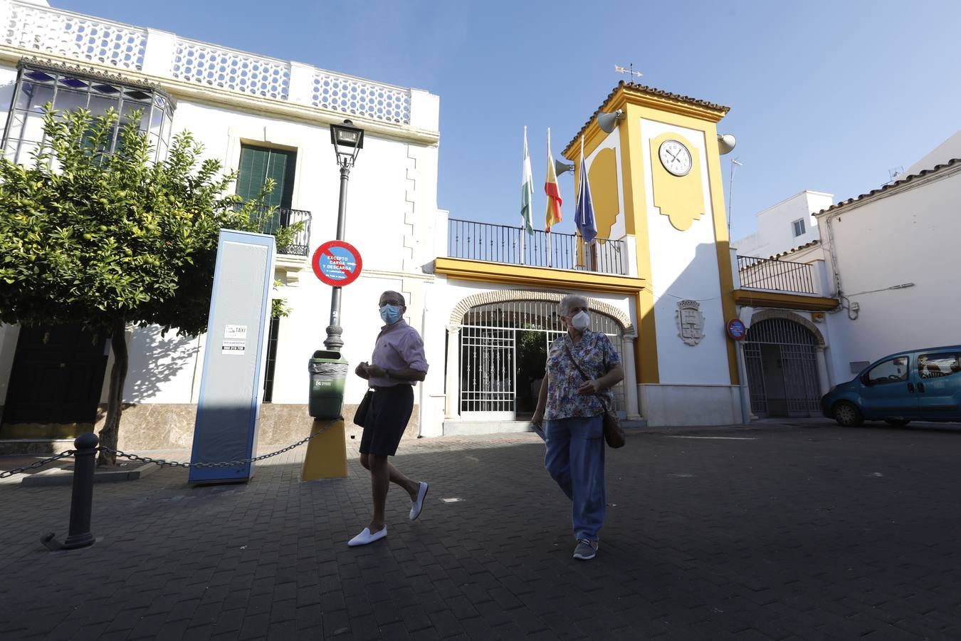 El primer día de confinamiento en Almodóvar del Río (I), en imágenes