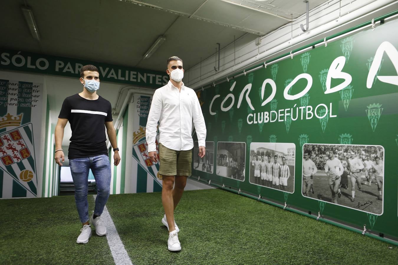 La presentación de Oyarzun y Salido en el Córdoba CF, en imágenes