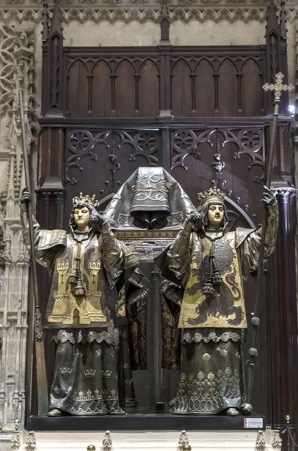 Tumba de Cristóbal Colón en la Catedral de Sevilla