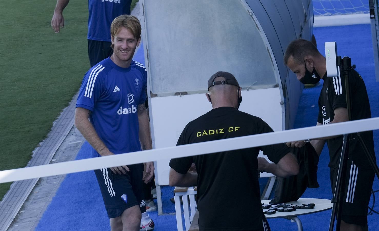 Fotos: Las nuevas caras del Cádiz CF de Primera en entrenamiento