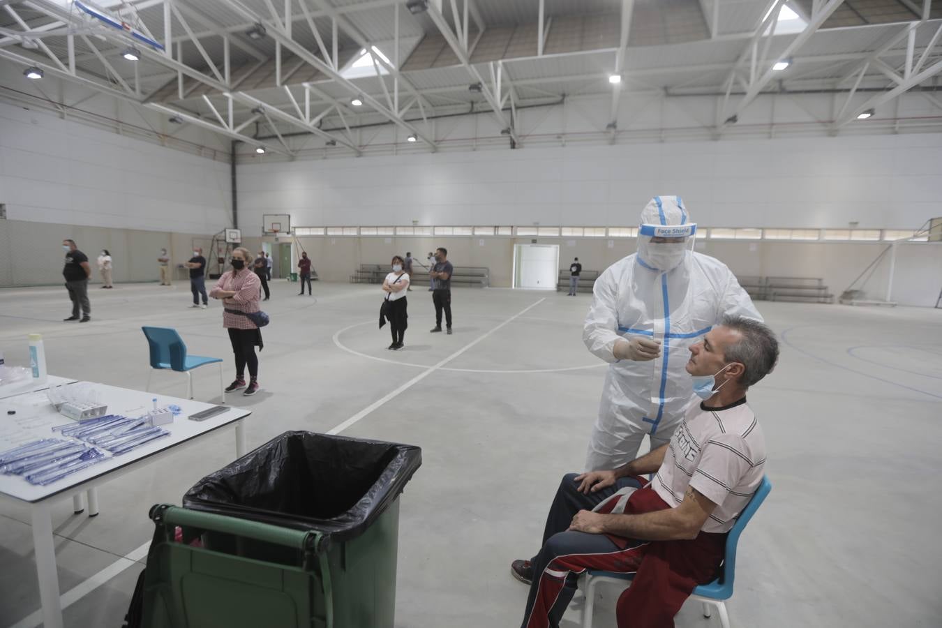 Fotos: las imágenes de los test masivos en Bornos