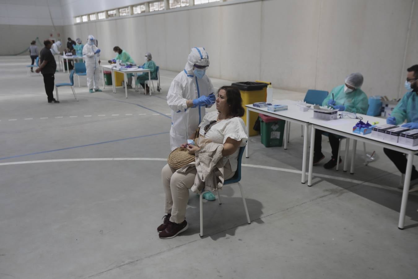 Fotos: las imágenes de los test masivos en Bornos