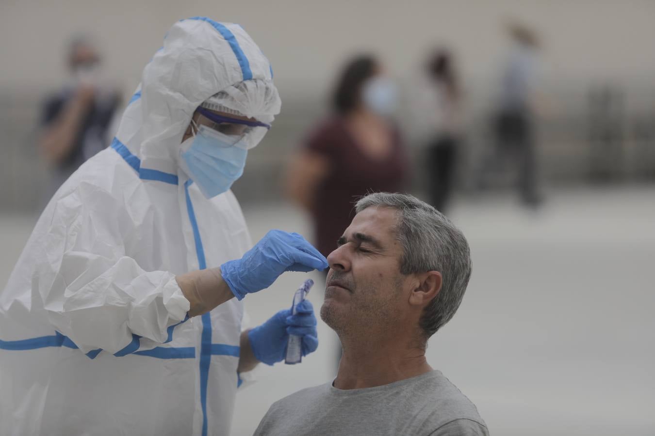 Fotos: las imágenes de los test masivos en Bornos