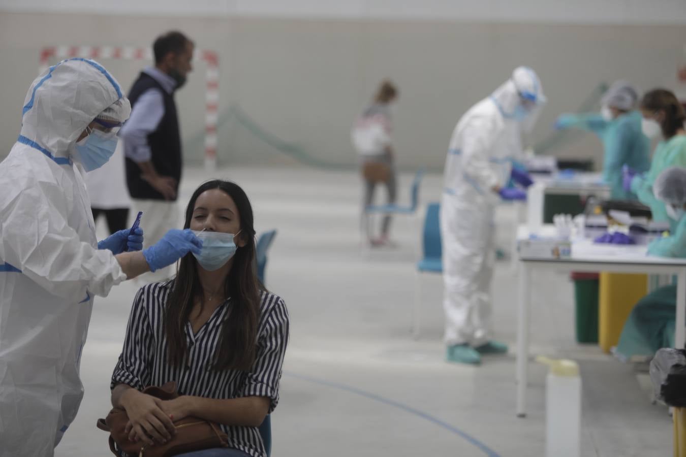 Fotos: las imágenes de los test masivos en Bornos