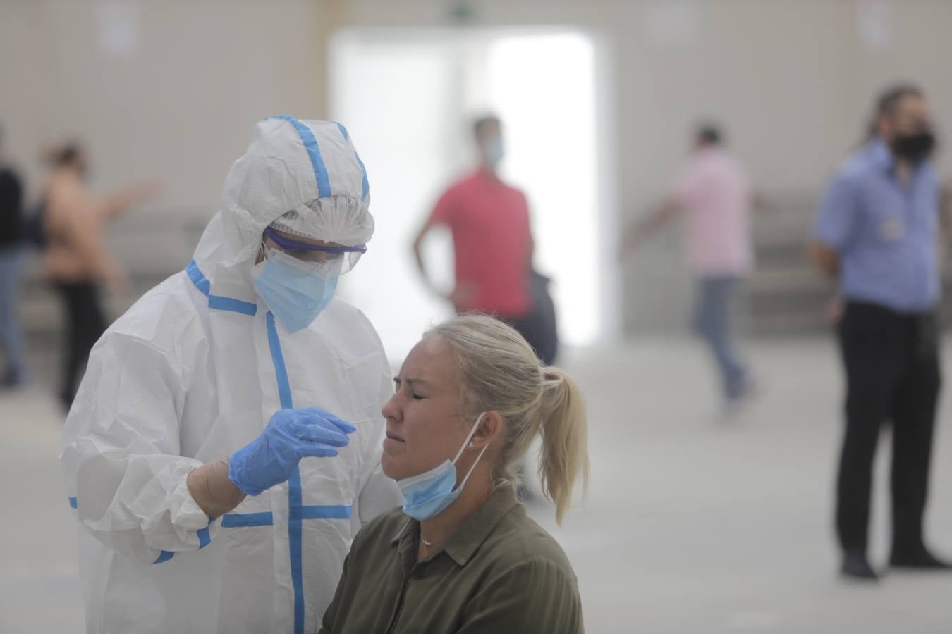 Fotos: las imágenes de los test masivos en Bornos