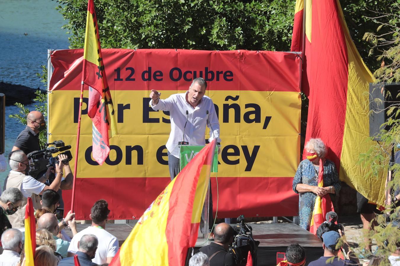 En imágenes, el acto convocado este lunes por Vox en Sevilla